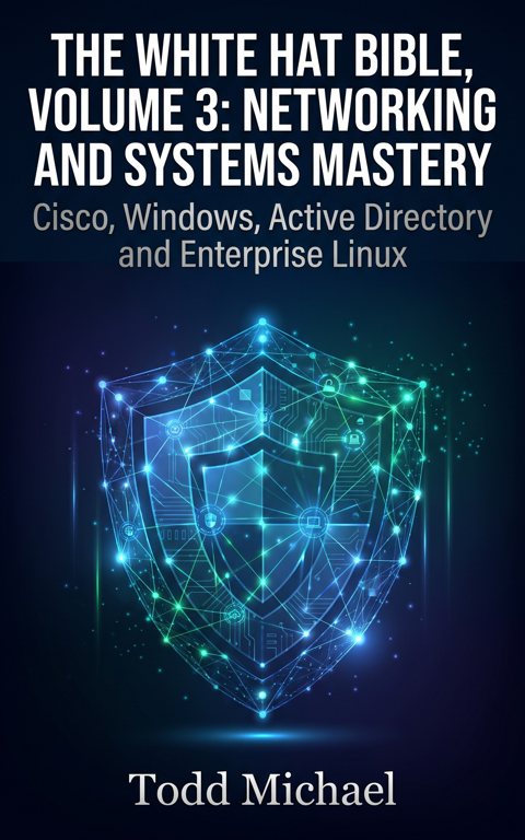 The White Hat Bible, Volume 3: Networking and Systems Mastery: Cisco, Windows, Active Directory and Enterprise Linux — book cover